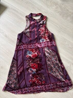 Velvety mini dress-please read!